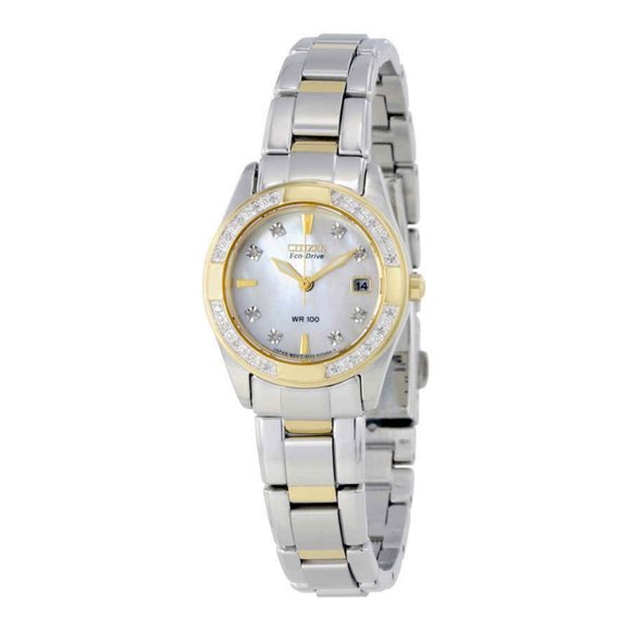 Citizen Diamond Mother of Pearl Ladies Watch w/ box